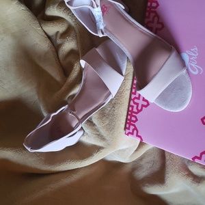 GB iced nude color sandals